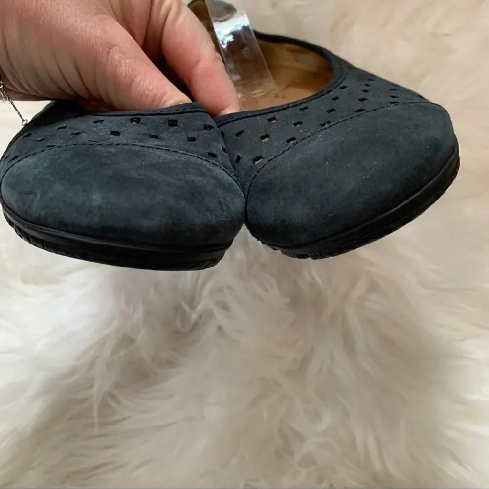 Gabor Dancin Suede perforated Ballet flat sz 8 - Picture 6 of 9